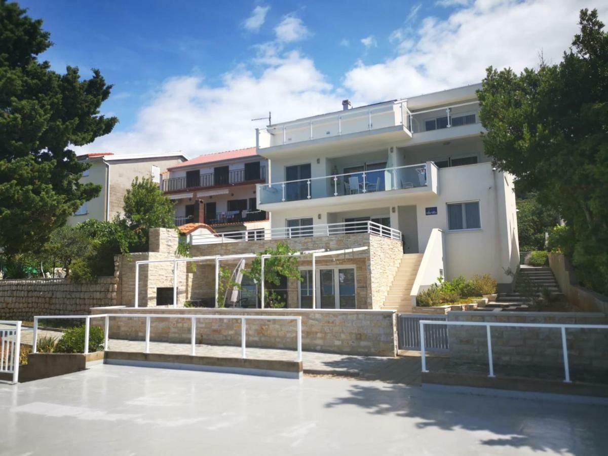 Beachfront Apartments - Villa Vita Stara Novalja Kültér fotó